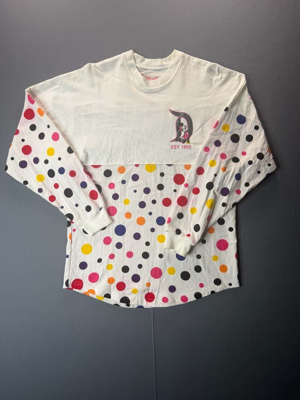 Disney Parks Disneyland Rock The Dots Spirit Jersey Size XS White